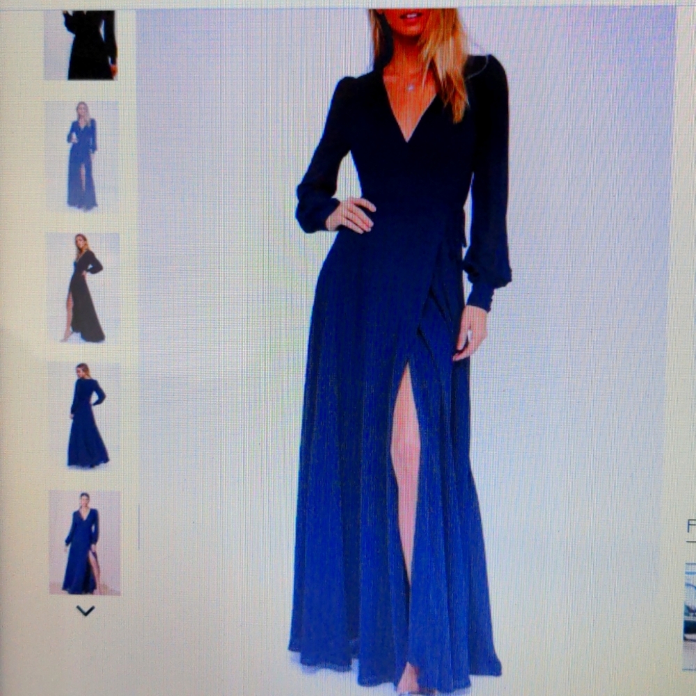 Lulu's My Whole Heart Wrap Dress
